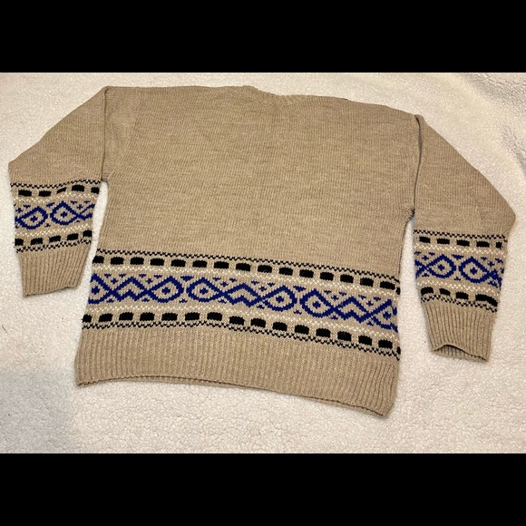 Urban Renewal Fair Isle 80s Sweater Size Large - Picture 5 of 8